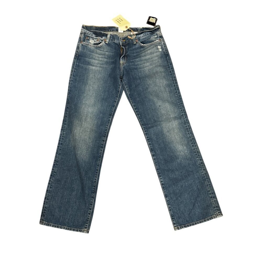Lucky Brand NWT Boyfriend Jeans Size 10 30 Distressed Medium Wash Denim